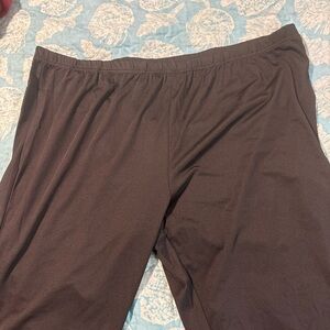 Women’s Black Wide-Leg Pants-4XL